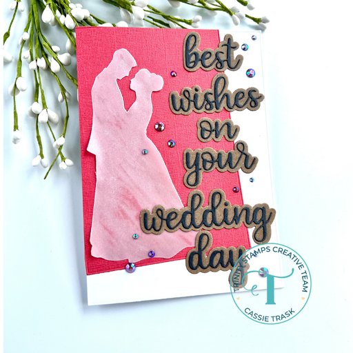 Scripty Wedding Day Die Set
