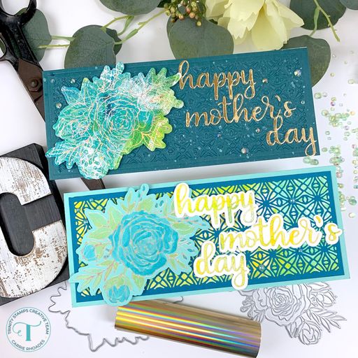 Floral Twinkle Slimline Die