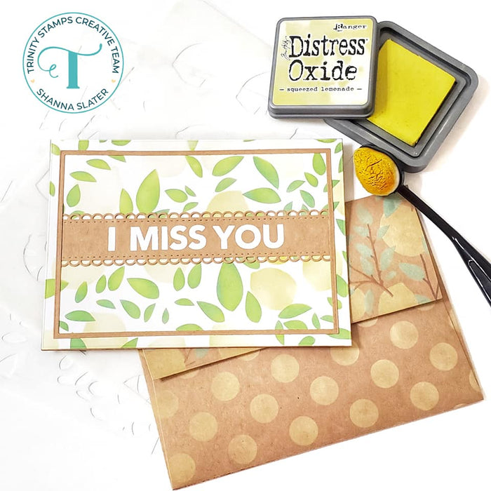 Lemon and Leaves - 4-Piece 6x9 Layering Stencil Set