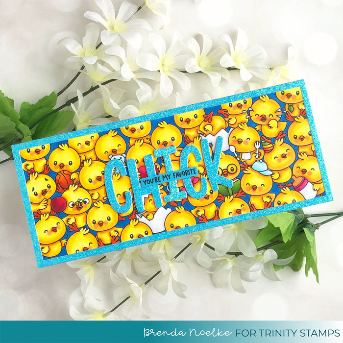 Chicks 4x11 Stamp Set