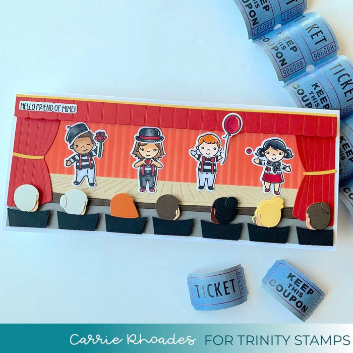 Once Upon A Mime 4x6 Stamp Set