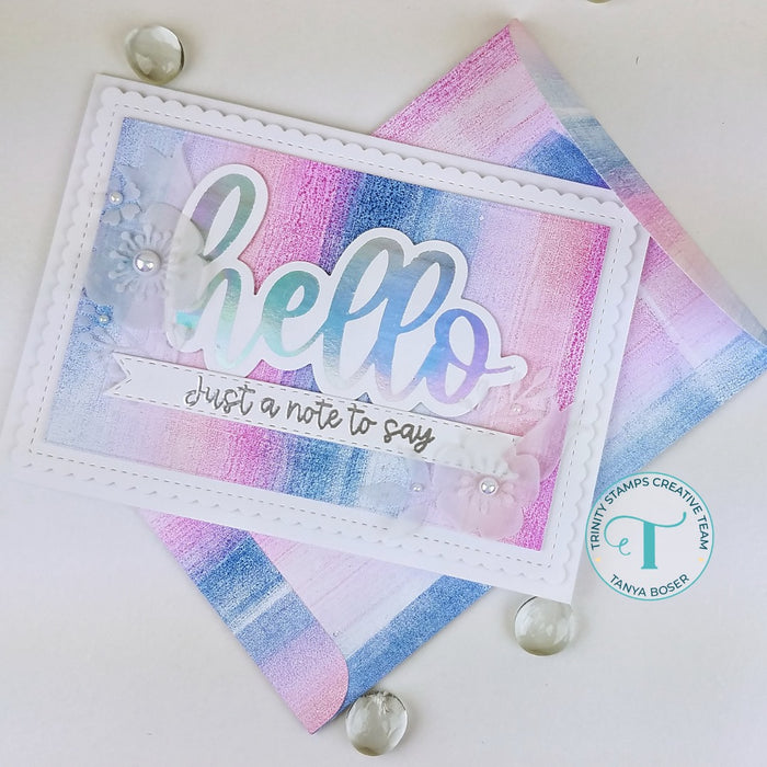 Big Hello Cut & Foil Die Set