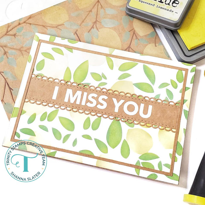 A-7 Modern Embossed Layers Die Set