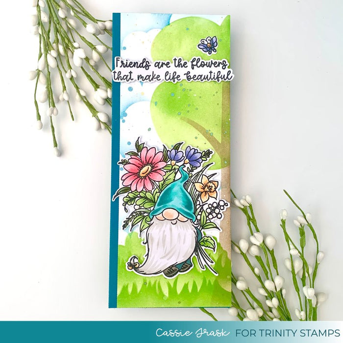 Spring Day Scene Builder - 6x9" Laser Cut 2-piece Layering Stencil Set