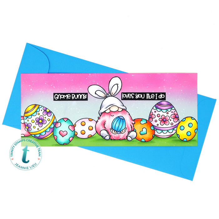 Gnome Bunny 4x6 Stamp Set