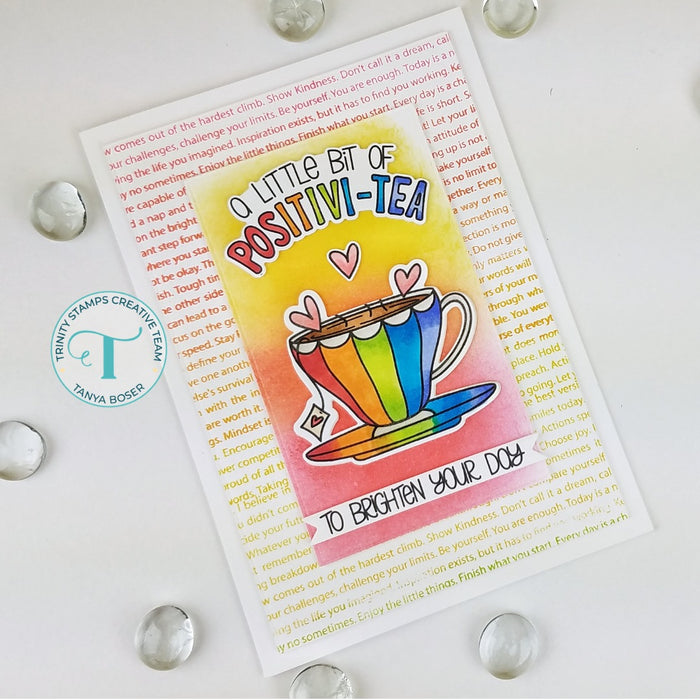 A Cup of Positivi-Tea Coordinating Die Set