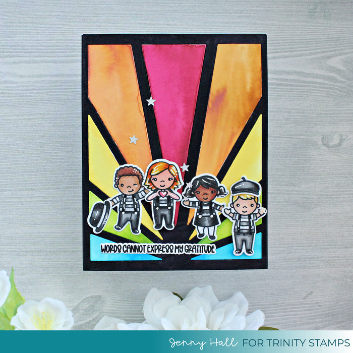 Once Upon A Mime 4x6 Stamp Set
