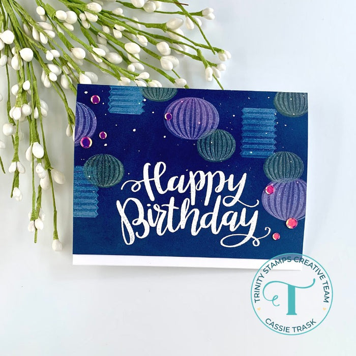 Pretty Party Decor 4x6 Stamp Set
