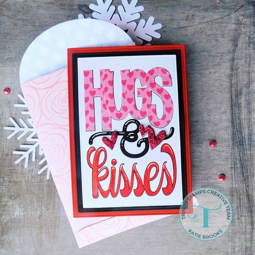 Hugs & Kisses 3x4 Stamp Set