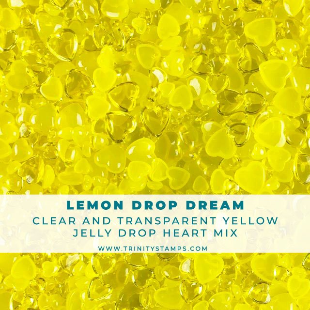 *Last Chance* Jelly Heart Baubles - Lemon Drop Dream