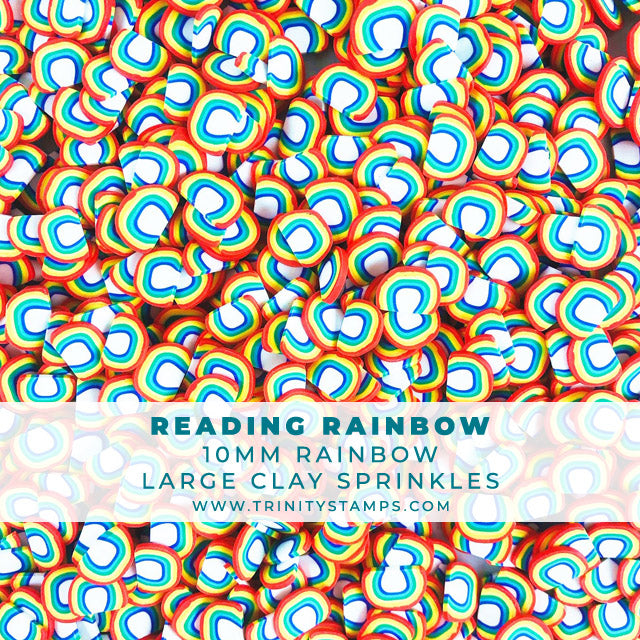 *Last Chance* Reading Rainbow Clay Embellishments