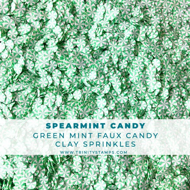 *Last Chance* Spearmint Candy Clay Embellishments