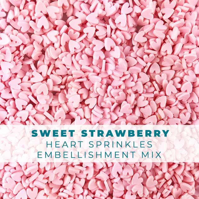 *Last Chance* Sweet Strawberry Clay Embellishments